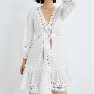 Veronica Beard White Daeja Dress